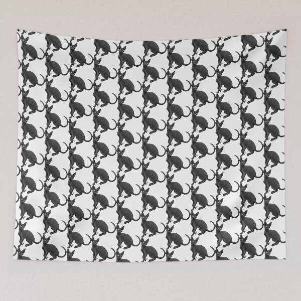 Item preview, Cat - Cornish Rex - Black designed and sold by Jennifer Stolzer.