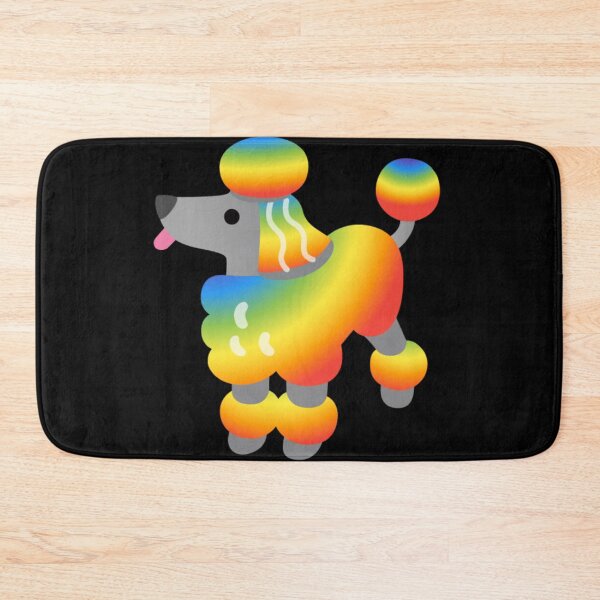 Item preview, Rainbow Poodle Android Emoji Sticker Design designed and sold by KaomojiKitchen.