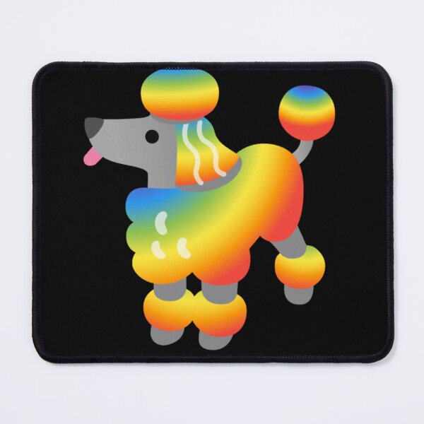 Item preview, Rainbow Poodle Android Emoji Sticker Design designed and sold by KaomojiKitchen.
