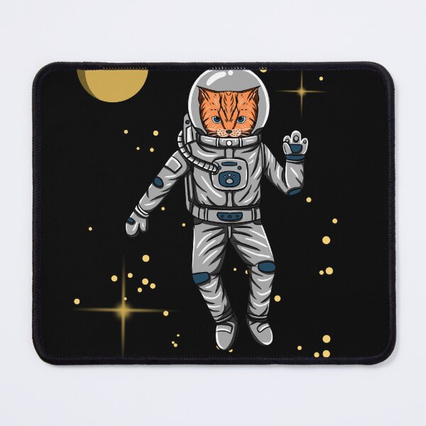 Item preview, funny astronaut cat designed and sold by lovefate-art.