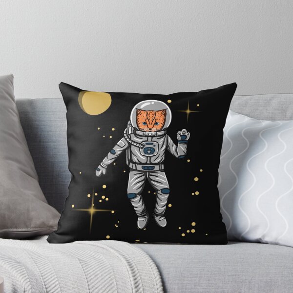 Item preview, funny astronaut cat designed and sold by lovefate-art.
