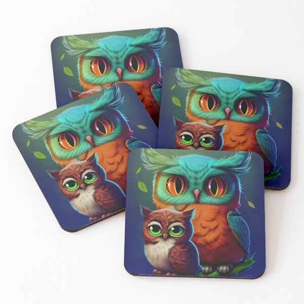 Item preview, Owl Cat 5 designed and sold by AiBroughtToLife.