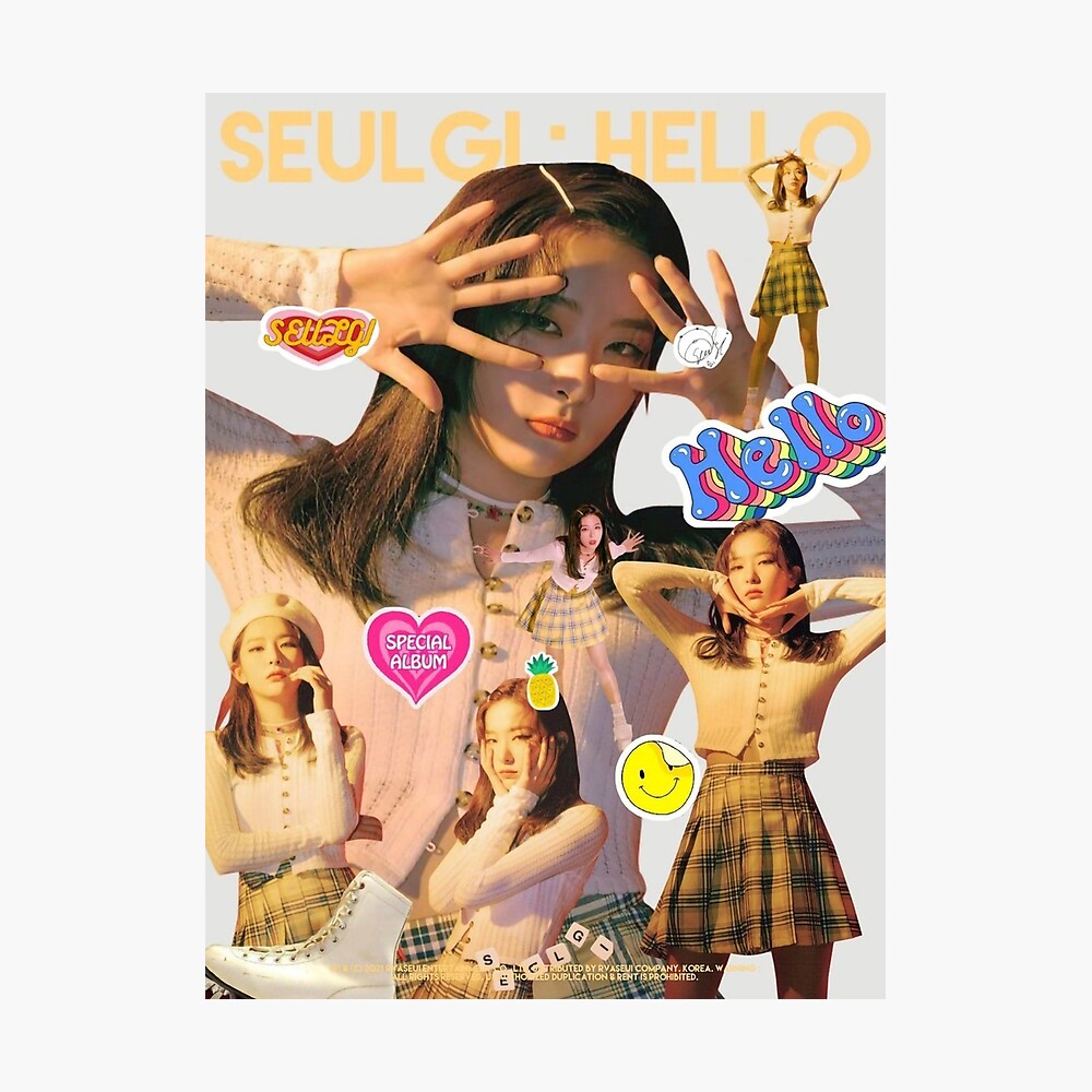 RV Seulgi Kpop Fashion Magazine Aesthetic 90s Kawaii Y2k Cover