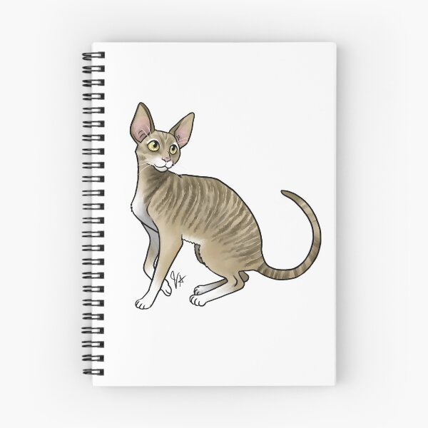 Item preview, Cat - Cornish Rex - Tabby designed and sold by Jennifer Stolzer.