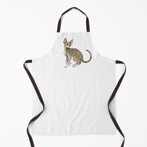 Item preview, Cat - Cornish Rex - Tabby designed and sold by Jennifer Stolzer.