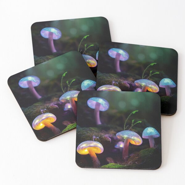 Item preview, Glowing Mushrooms #4 designed and sold by phneural.