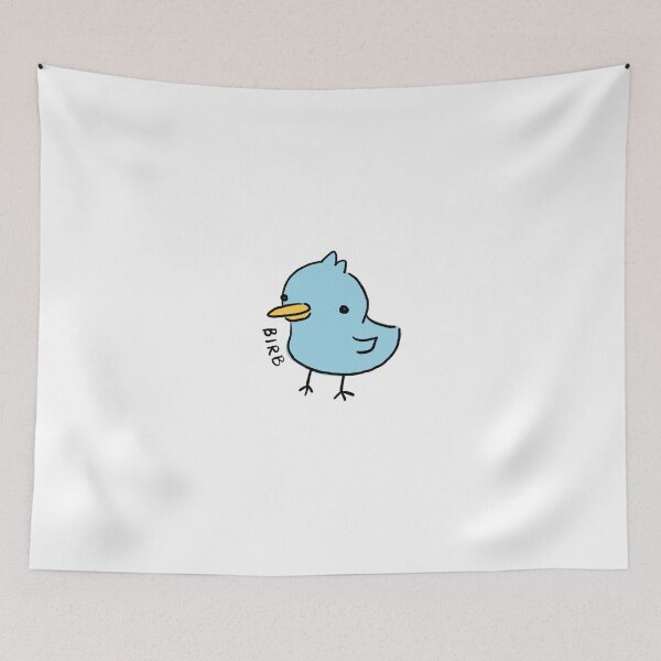 Item preview, birb | cute blue bird  designed and sold by iristocat.