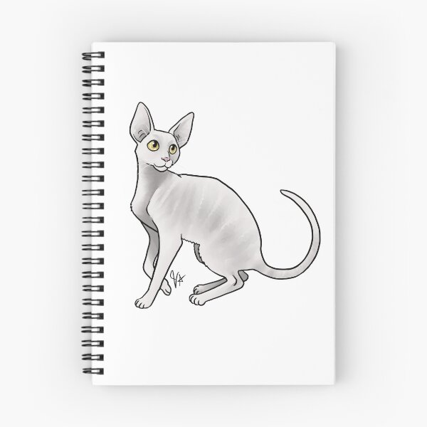Item preview, Cat - Cornish Rex - White designed and sold by Jennifer Stolzer.