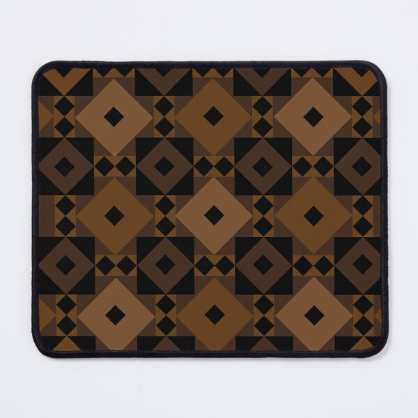 Item preview, geometric decorative brown pattern designed and sold by ErhanArt.
