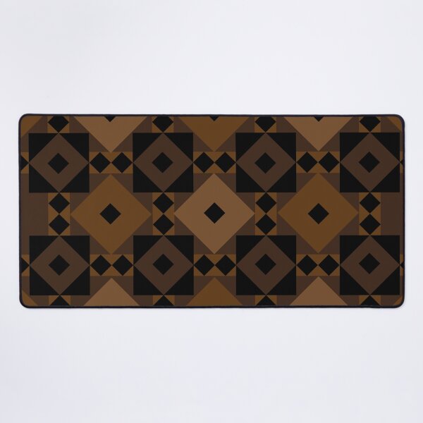 Item preview, geometric decorative brown pattern designed and sold by ErhanArt.