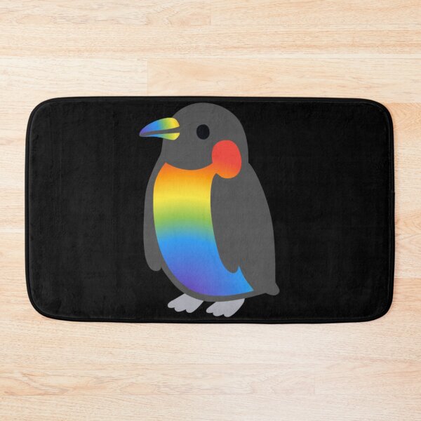Item preview, Rainbow Penguin Android Emoji Sticker Design designed and sold by KaomojiKitchen.