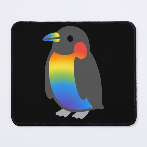Item preview, Rainbow Penguin Android Emoji Sticker Design designed and sold by KaomojiKitchen.