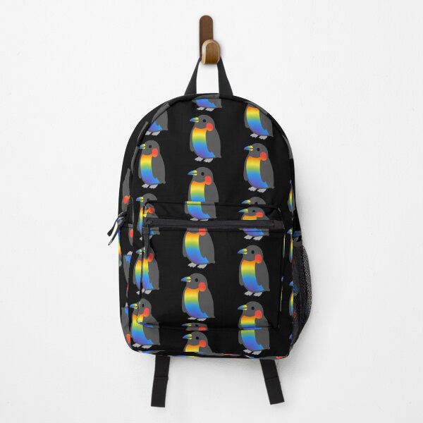 Item preview, Rainbow Penguin Android Emoji Sticker Design designed and sold by KaomojiKitchen.
