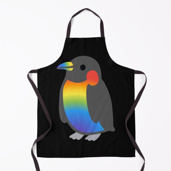 Item preview, Rainbow Penguin Android Emoji Sticker Design designed and sold by KaomojiKitchen.