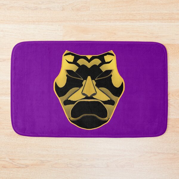 Item preview, Gold, Bronze and Black Drama Mask (Purple Background) designed and sold by ArtByLM.
