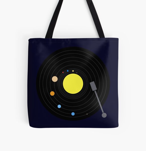 Solar System Vinyl Record Zipper Pouch for Sale by jezkemp