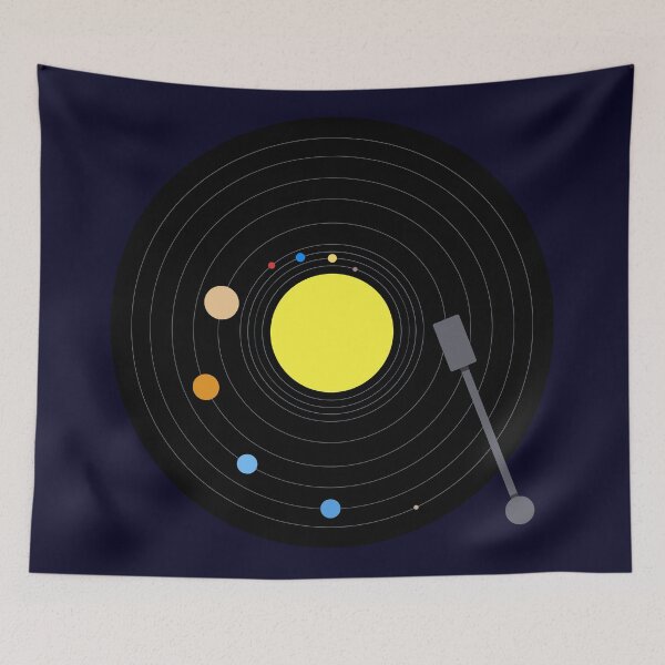 Item preview, Solar System Vinyl Record (Minimal version) designed and sold by jezkemp.