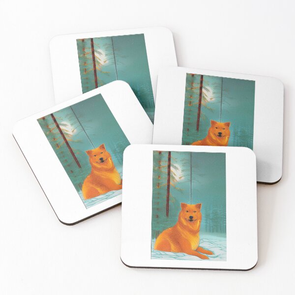 Item preview, Finnish spitz designed and sold by GroovyDino.