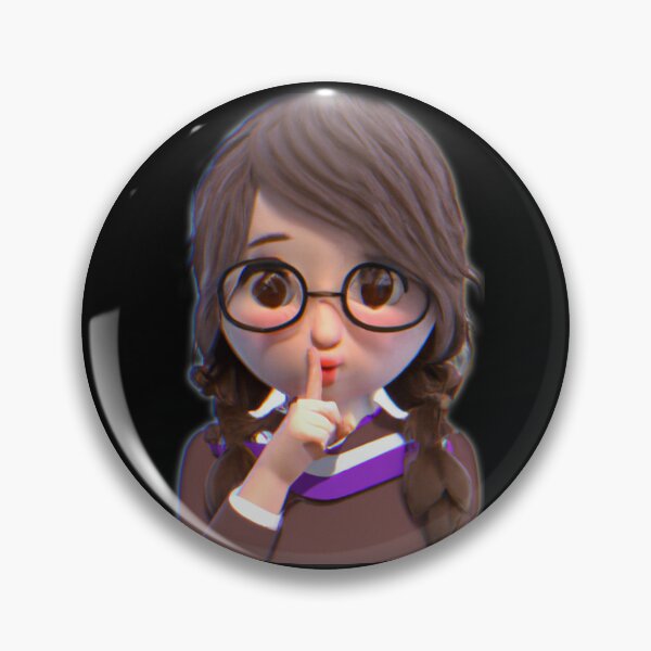 Item preview, Shush Librarian silence sticker shhh-- 3D  designed and sold by glitchman2.