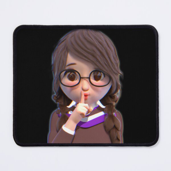 Item preview, Shush Librarian silence sticker shhh-- 3D  designed and sold by glitchman2.