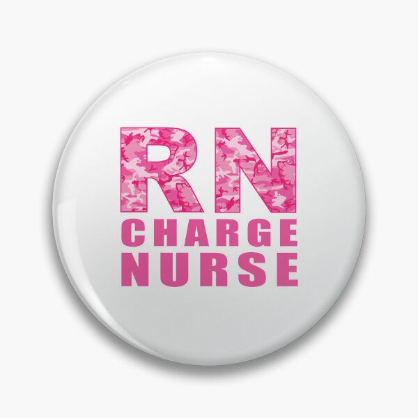 Item preview,  RN Charge Nurse -  Pink camouflage style designed and sold by TaraGbear.