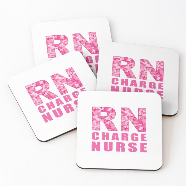 Item preview,  RN Charge Nurse -  Pink camouflage style designed and sold by TaraGbear.