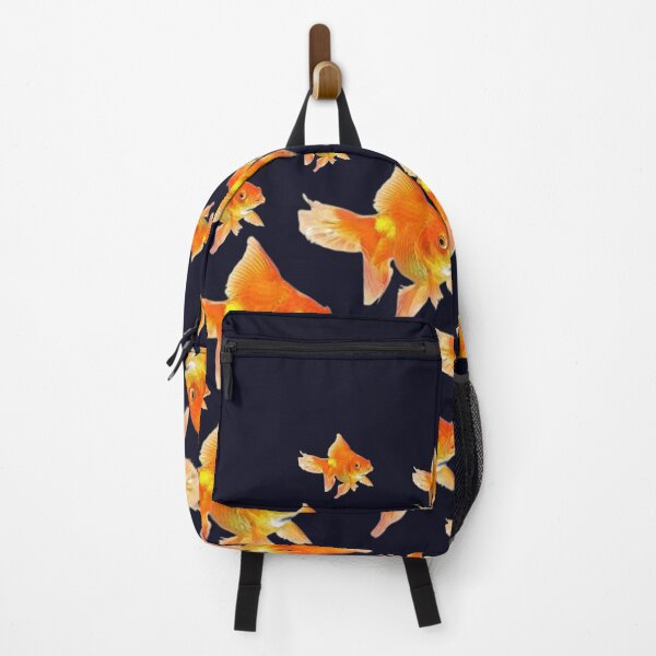 Item preview, GOLD FISH REPEATING PATTERN BLACK ART designed and sold by sharlesart.