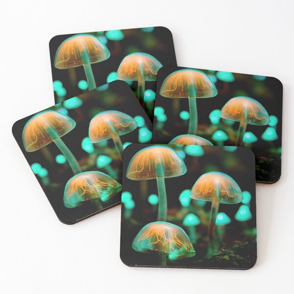 Item preview, Glowing Mushrooms #7 designed and sold by phneural.