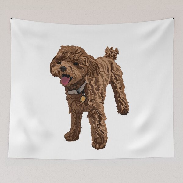 Item preview, Mika the tea cup poodle designed and sold by Quick Brown Fox Canada.