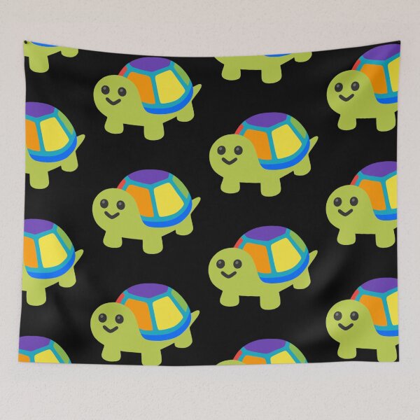 Item preview, Rainbow Turtle Android Emoji Sticker Design designed and sold by KaomojiKitchen.