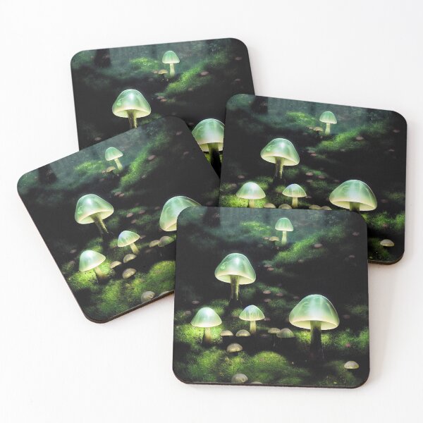 Item preview, Glowing Mushrooms #8 designed and sold by phneural.