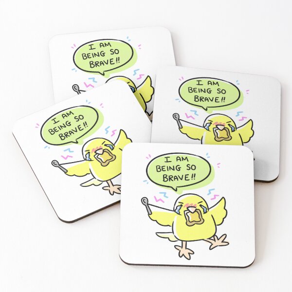 Item preview, I Am Being So Brave! Canary designed and sold by AdoraBirdArt.