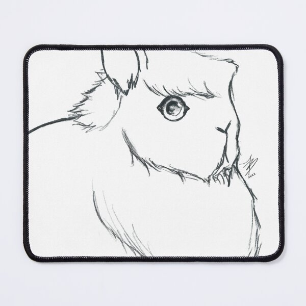 Item preview, Jersey Wooly - Messy Sketch - Fluff of the Fancy designed and sold by PumpkinPiArt.