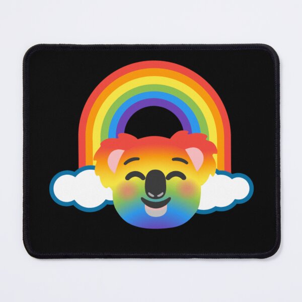 Item preview, Rainbow Koala Bear Android Emoji Sticker Design designed and sold by KaomojiKitchen.