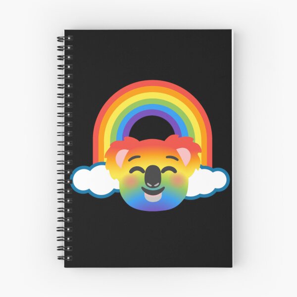 Item preview, Rainbow Koala Bear Android Emoji Sticker Design designed and sold by KaomojiKitchen.