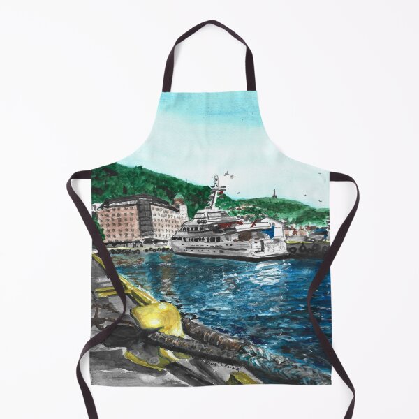 Item preview, Bergen Harbour - Yacht designed and sold by Rina Arling.