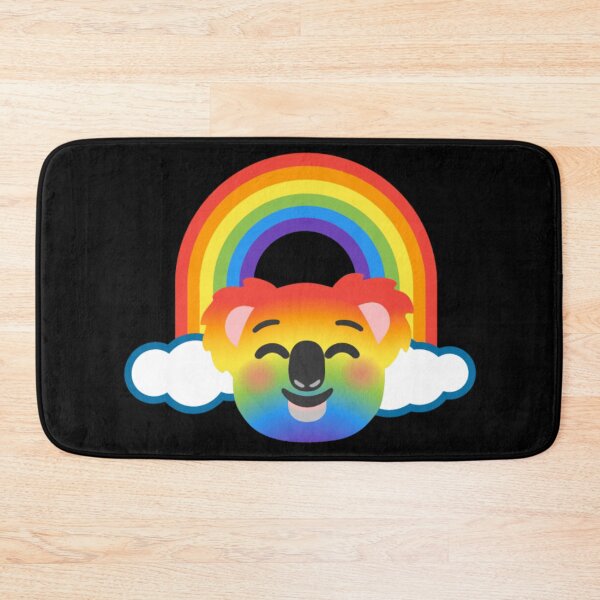 Item preview, Rainbow Koala Bear Android Emoji Sticker Design designed and sold by KaomojiKitchen.