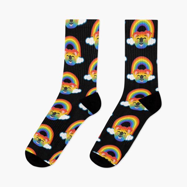 Item preview, Rainbow Koala Bear Android Emoji Sticker Design designed and sold by KaomojiKitchen.