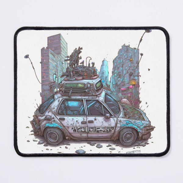 Item preview, Cyberjunk Police Car designed and sold by CartoonrBOY.