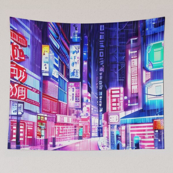 Item preview, Night Tokyo Lights designed and sold by The Love Quill.