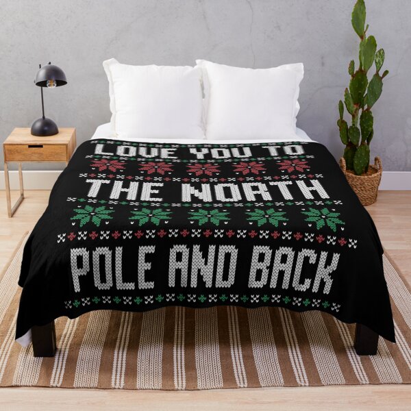 Item preview, Love You To the North Pole and Back Ugly Christmas Sweather designed and sold by RepublicOfFire.