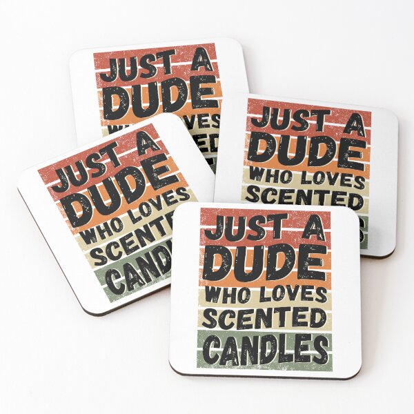 Item preview, Dude who loves scented candles (Retro Colours) designed and sold by TaraGbear.
