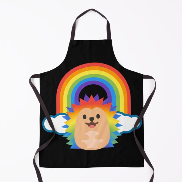 Item preview, Rainbow Hedgehog Android Emoji Sticker Design designed and sold by KaomojiKitchen.