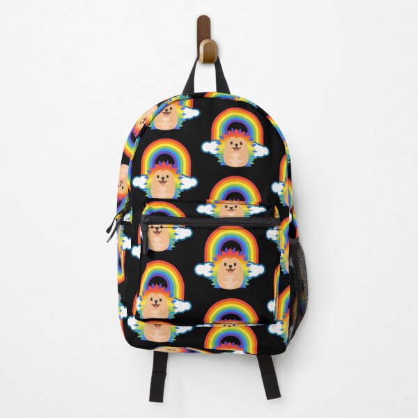Item preview, Rainbow Hedgehog Android Emoji Sticker Design designed and sold by KaomojiKitchen.