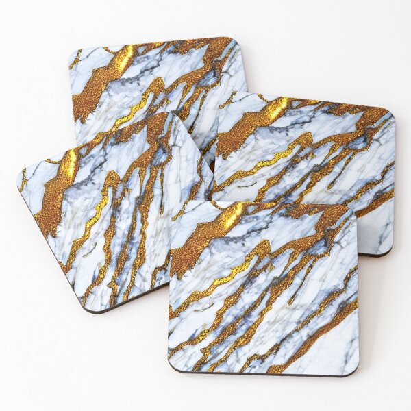 Item preview, white marble meets gold - marble gold texture designed and sold by Ascooepics.