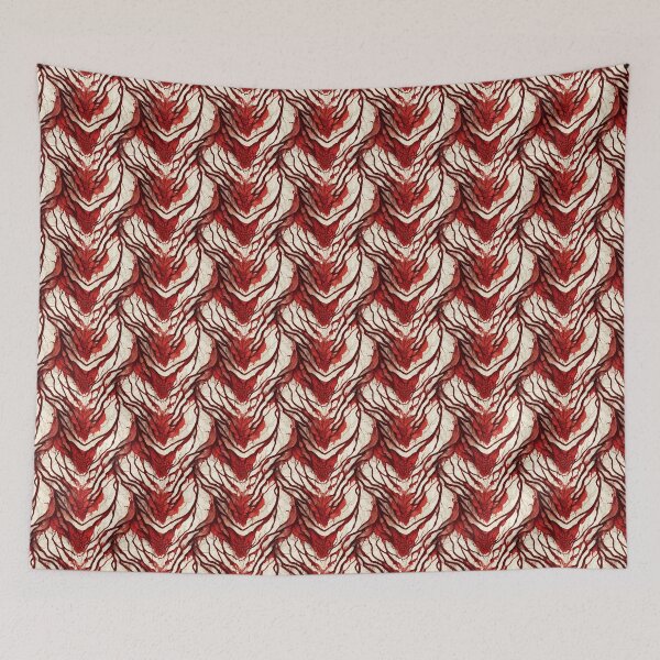 Item preview, Blood Red Carnage Pattern, Crazy Contrast designed and sold by TreasuryOE.