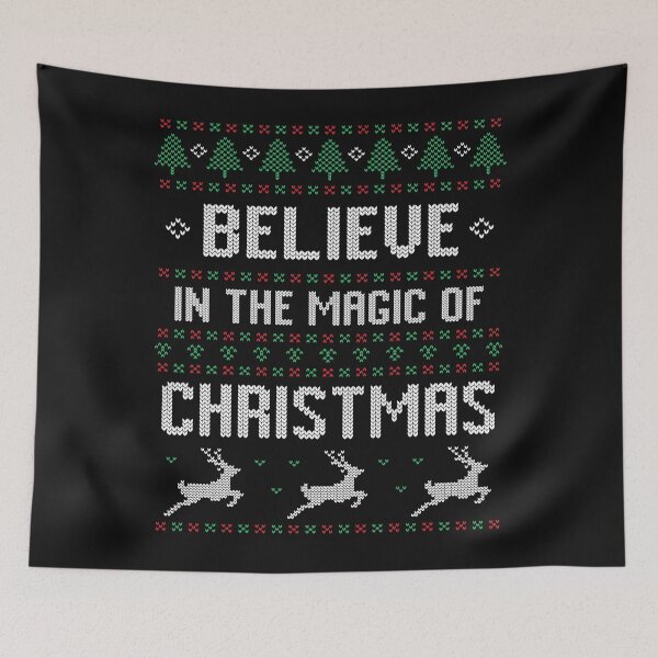 Item preview, Believe in the Magic of Christmas Ugly Christmas Sweather designed and sold by RepublicOfFire.
