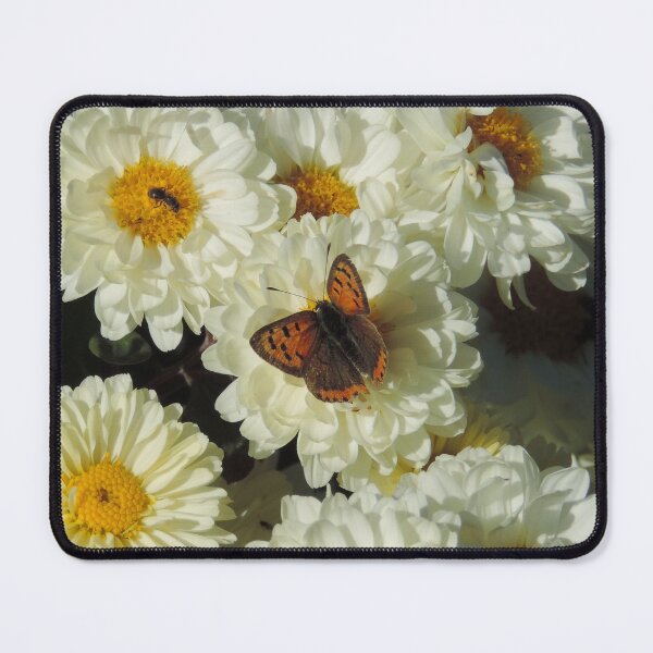 Item preview, a butterfly sitting in a bunch of flowers designed and sold by Cutemilktea.