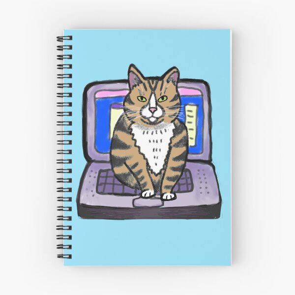 Item preview, Laptop Cat designed and sold by CatnipCreations.