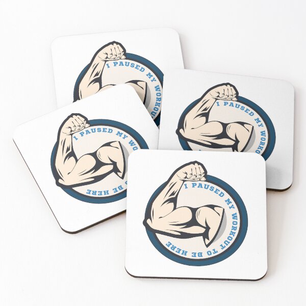Item preview, I Paused My Workout To Be Here designed and sold by karolaan.